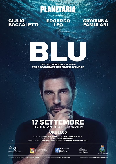 Taormina Arte, Edoardo Leo in “Blu”: il 17 settembre la prima assoluta al Teatro Antico tra cultura, scienza e contemporaneità